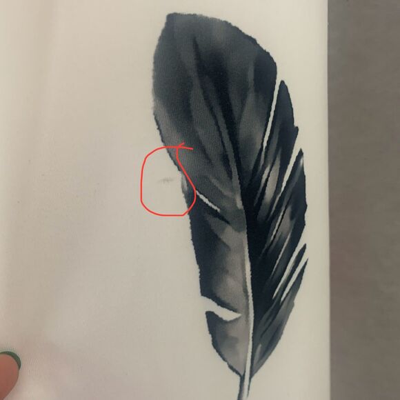 Feather Print Slip Dress Size XL White Pink Feather Motif Summer Festival Maxi - Picture 5 of 9